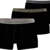 Miehet Tommy Hilfiger Alusasut | Trunk Shine Wb 3 Kpl Vaaleanharmaa