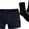 Miehet Tommy Hilfiger Alusasut | Alushousut Ja Sukat Lahjapakkauksessa Musta