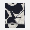 Koti Marimekko | Unikko-Kylpypyyhe 70X150Cm Tummansininen