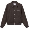 Miehet Les Deux Villakangastakit | Varsity Houndstooth Wool -Takki Tummanruskea