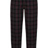 Miehet Boss Yoasut | Cosy Pants Cuff 10253460 -Pyjamahousut Tummanpunainen