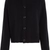 Naiset Tommy Hilfiger Neuletakit Ja &Liivit | Wool Cashmere -Neuletakki Musta