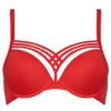 Naiset Marlies Dekkers Rintaliivit | Dame De Paris Push Up -Rintaliivit Punainen