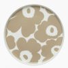 Koti Marimekko Lautaset | Oiva / Unikko -Lautanen 20Cm Vaaleanruskea
