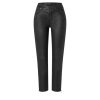 Naiset Mac Housut | Rich Slim Chic Coating -Housut Musta