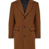 Miehet Selected Homme Talvitakit | Joseph Wool -Takki Ruskea