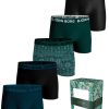 Miehet Björn Borg Alusasut | Cotton Stretch -Bokserisetti 5 Kpl Musta