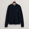 Lapset Gant | Shield Lambswool -Neule Tummansininen