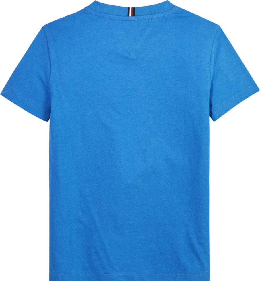 Lapset Tommy Hilfiger T&Paidat | Established Essential -T-Paita Vaaleansininen