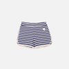 Naiset Marimekko Shortsit | Tibra Tasaraita Unikko -Shortsit Tummansininen