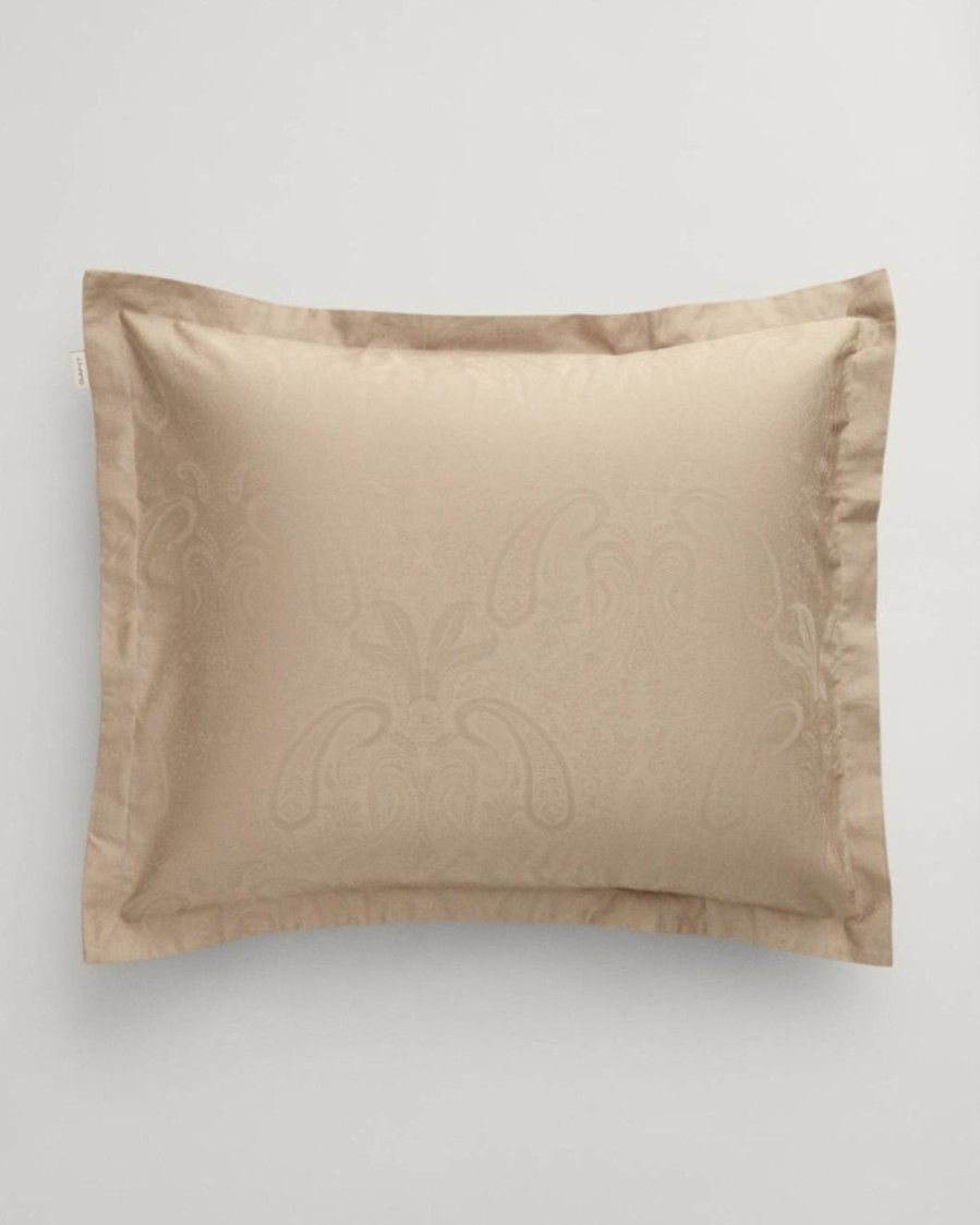 Koti Gant | Jacquard Paisley -Tyynyliina 50X60Cm Ruskea
