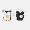 Koti Marimekko Mukit | Oiva / Juhla Unikko -Muki 2Kpl Tummasininen
