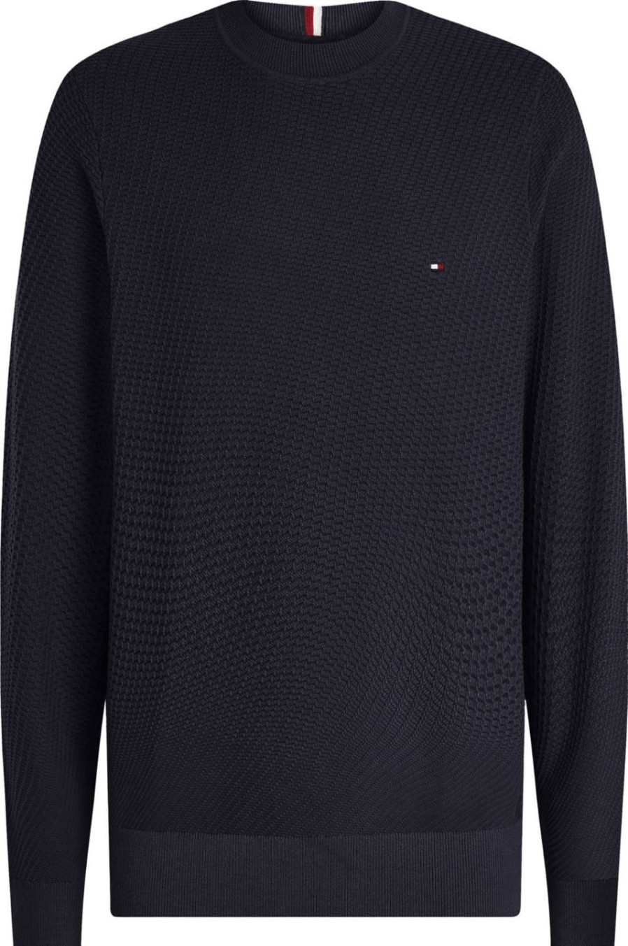 Miehet Tommy Hilfiger Neulepuserot | Rectangular Structure -Puuvillaneule