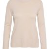 Naiset InWear Neulepuserot | Orkidea-Neulepusero Vaaleanruskea