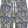 Miehet Tommy Jeans Shortsit | Beach-Shortsit Tummansininen